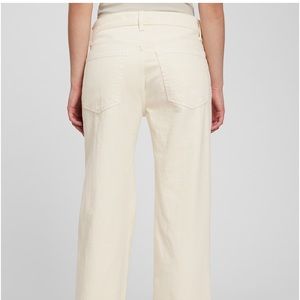 NWOT New GAP Low Stride Birch Cream Denim Jeans - 30 | 10R